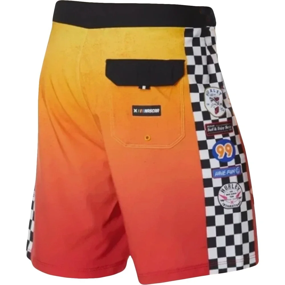 Hurley Eco Phantom NASCAR Racetrack Board Shorts - NWT Mens 34 Multi #46607-B10